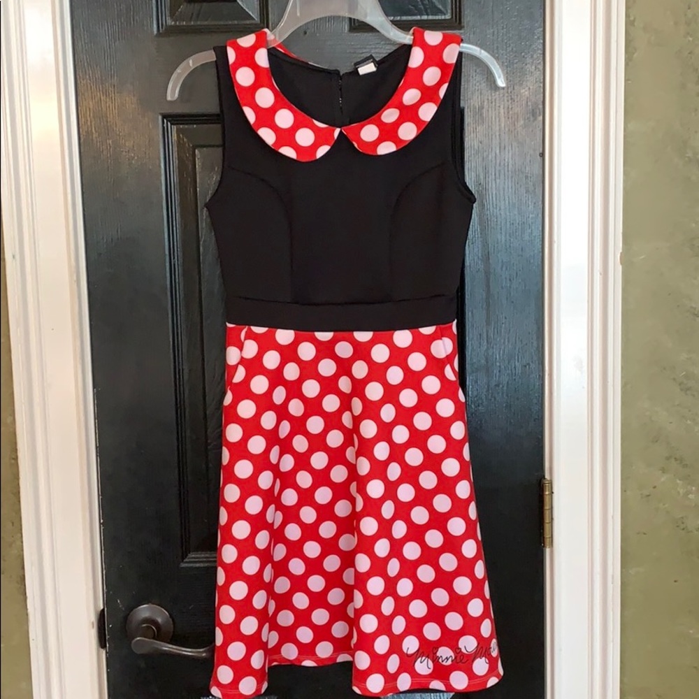 ❤️🖤 Disney Minnie Mouse fit and flare dress XS ❤️